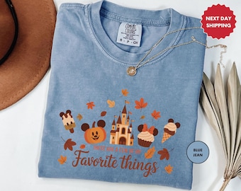 Comfort Colors Disney Fall Shirt, Disney Snack Shirt, Mickey Fall Shirt, Disneyland Autumn Season Shirt, Disney Castle Shirt, Fall Vibes Tee