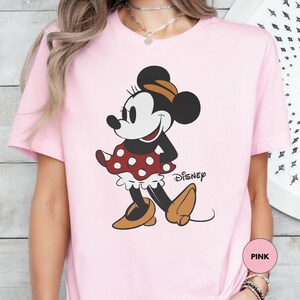 Minnie Mouse Shirt, Cute Minnie Shirts, Retro Minnie T-shirt, Mouse Shirt, Family Vacation T-shirt, Disneyland Family Trip Shirt image 3