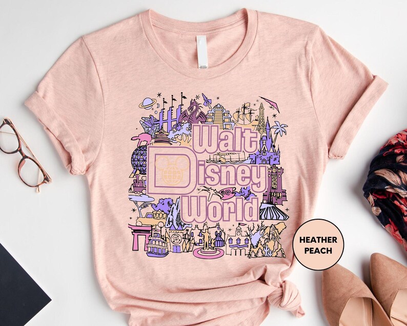 a t - shirt with the words walt world on it