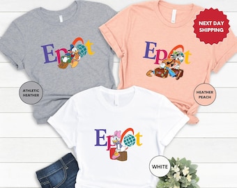 Disney Mickey and Friends Shirts, Epcot Group Shirt, Disney Epcot Shirt, World Traveler Shirt, Disney Character Shirt, Disney Vacation Tee