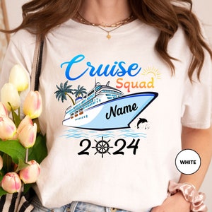 thumbnail image 2 of Custom Cruise Squad 2025 Shirt, Personalized Cruise Squad Group Shirt For 2025 Season P14299128 2 of 9
