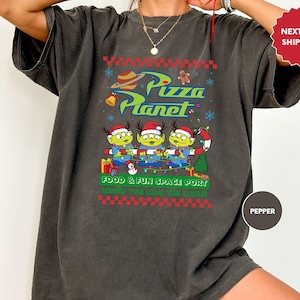 Pizza Planet Shirt, Toy Story Tee, Comfort Colors T-Shirt, Disney Toy Story, Alien Shirt, Pizza Planet Tee, Toy Story, Family Shirts