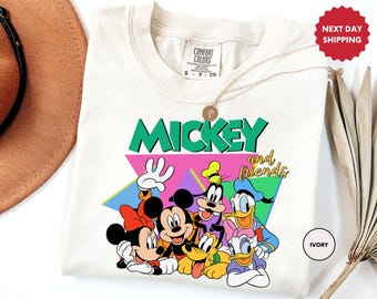 Comfort Colors® Mickey And Friends T-Shirt, Disney Trip Shirt, Mickey And Co Shirt, Disney Friends Shirt, Disneyland Shirt