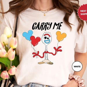 Carry me Shirt, Forky Toy Story Shirt, Disney Toddler T-shirt, Toy Story funny Tee, Gift for kids , Cool Gift, Gift for her