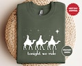 Tonight We Ride Christmas Sweatshirt, Christian Faith Christmas Sweatshirt, Funny Christmas Gift Shirt