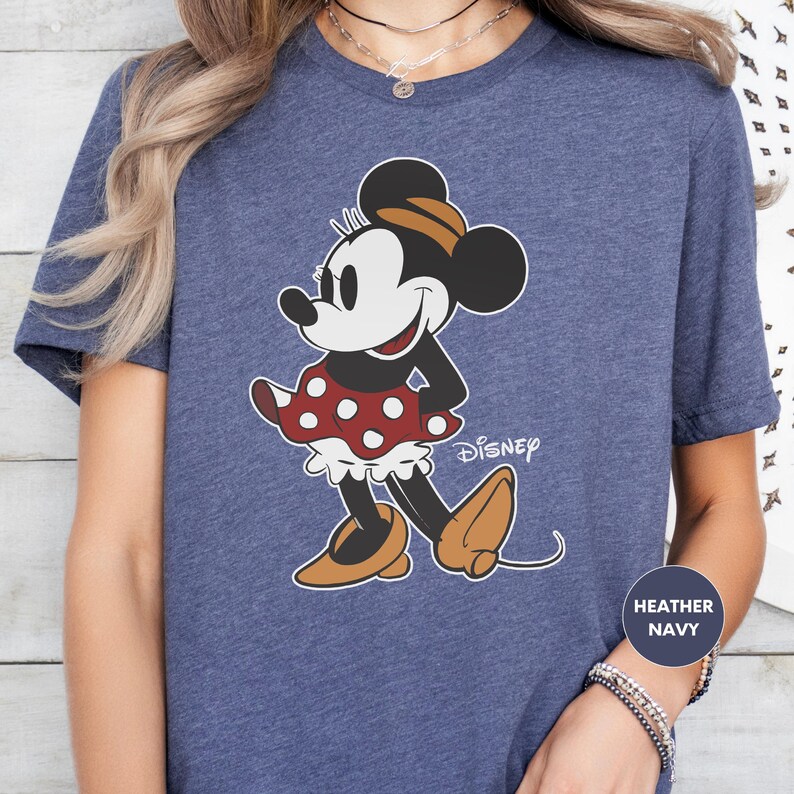 Minnie Mouse Shirt, Cute Minnie Shirts, Retro Minnie T-shirt, Mouse Shirt, Family Vacation T-shirt, Disneyland Family Trip Shirt image 4