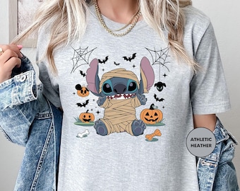 Halloween Stitch Shirt, Disney Stitch Tee, Stitch and Lilo Halloween, Spooky Stitch, Kids Halloween Stitch T-shirt