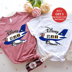 Disney Bound Shirt, Disney Plane Trip, Disney Airplane Design, Disney Family Trip, Disney Family Shirts, Disney Kids and Adults Shirt
