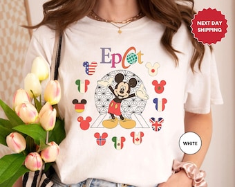 Disney Epcot T-shirt, World Traveler Shirt, Disney Vacation T-shirt, Epcot Disneyworld Shirts, Disney Family Matching T-shirt, Epcot Shirt