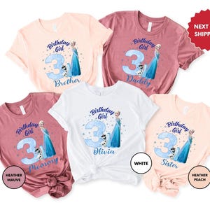 a woman wearing a birthday shirt with the number three on it