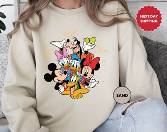 Disneyland Sweatshirt, Mickey and Friends Sweatshirt, Disneyworld Sweatshirt, Disney Hoodie, Mickey Sweater, Disney Sweatshirt, Gift For Her
