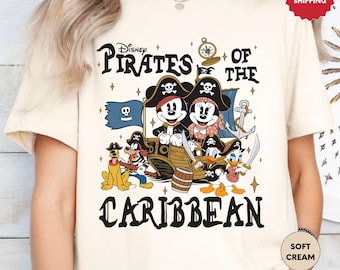 Pirates of the Caribbean Shirt, Mickey and Friends Pirates Shirt, Disneyland Vacation Tees, Disney Cruise Trip Shirt
