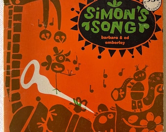 Barbara and Ed Emberley, Simon's Song, vintage paperback (1970)