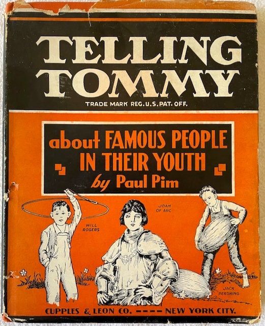 Paul Pim, Telling Tommy about Famous People, vintage children's book (1940)