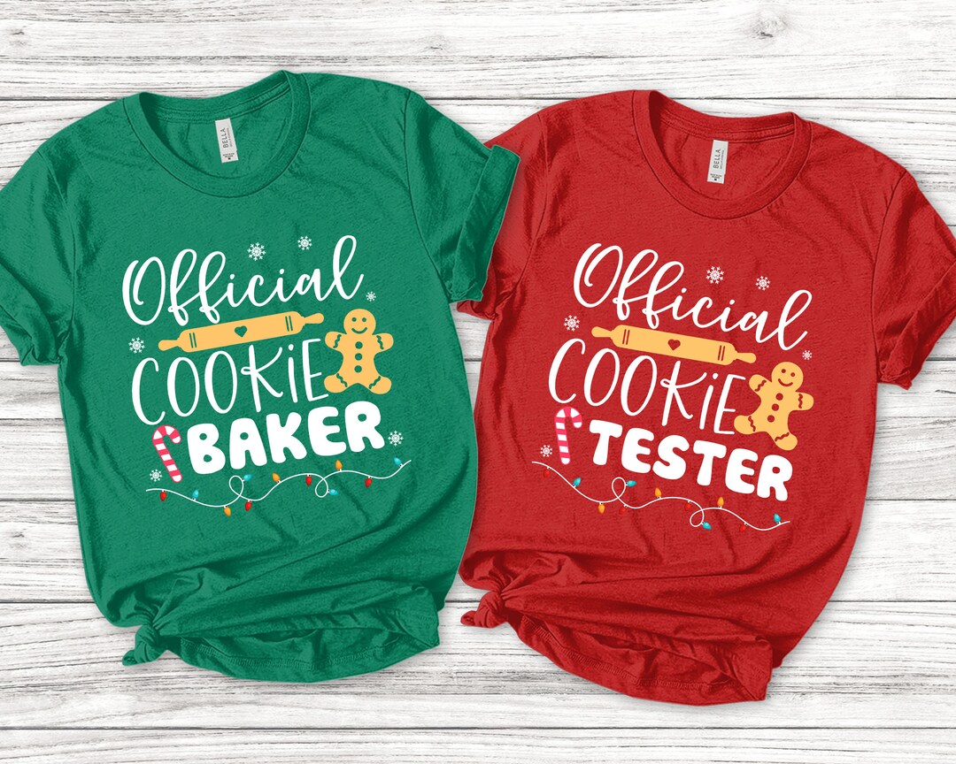 Official Cookie Baker Shirt Official Cookie Tester Shirt - Etsy