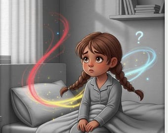 ルナの失われた色、感情の絵本、子供向け電子書籍、児童書、子供向けストーリーブック、児童書、就寝時の絵本