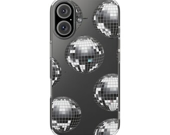 Clear Cases iPhone | Disco Ball by HappyFunDesign