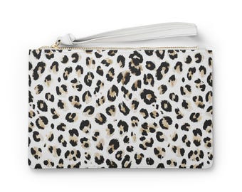 Pretty Cheetah Print Clutch Bag