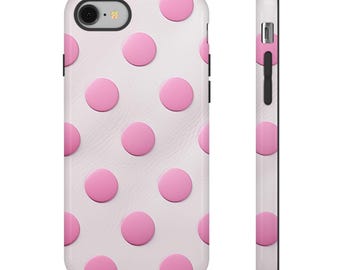 Robuste Hüllen aus heißem weißen Leder und pinkfarbenem Leder für iPhone