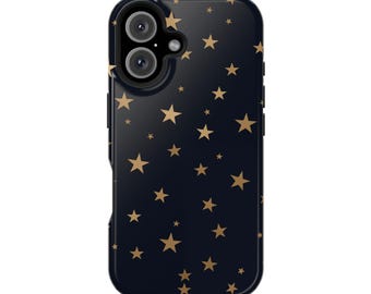 Impact-Resistant Starry iPhone Case | Dual-Layer Protection | Wireless Charging Compatible