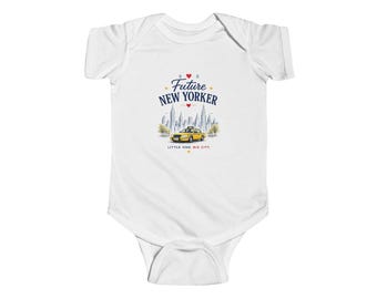 Future New Yorker Baby Bodysuit | NYC Taxi Onesie
