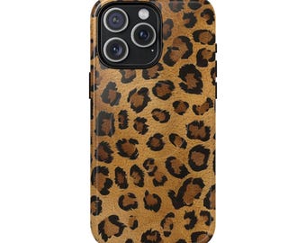 Exotische MagSafe®-hoes met luipaardprint | Magnetisch, duurzaam en stijlvol