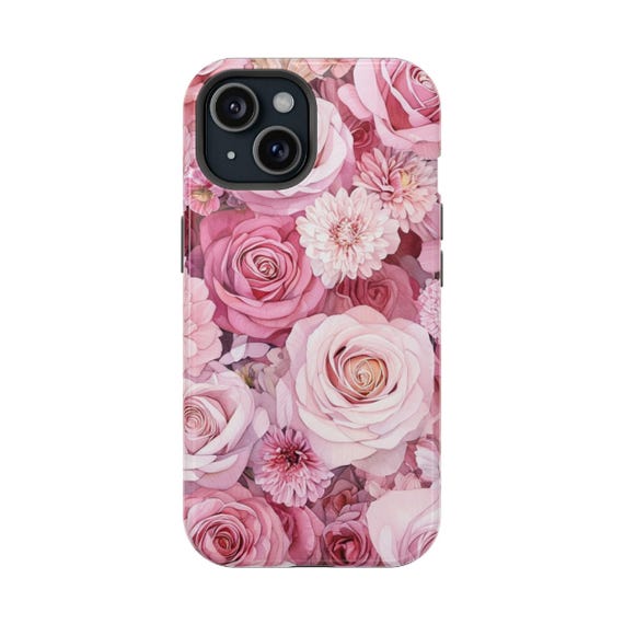 Roses Art Floral Arrangement iPhone Impact-Resistant Case - Stylish and Protective!