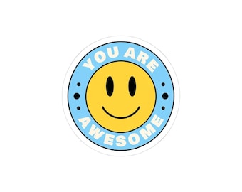 You Are Inspirational Kiss-Cut Sticker | Motivational Vinyl Decal for Laptops
