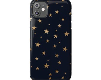 Capa fina para iPhone | Azul Estrelado da HappyFunDesign