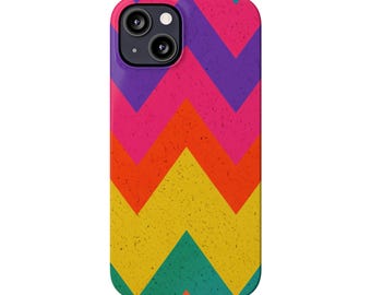 Levendig abstract iPhone-hoesje voor een slanke look - Stijl en bescherming in één!