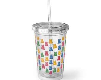 Suave Acrylic Cup Gummy Bear by HappyFunDesign