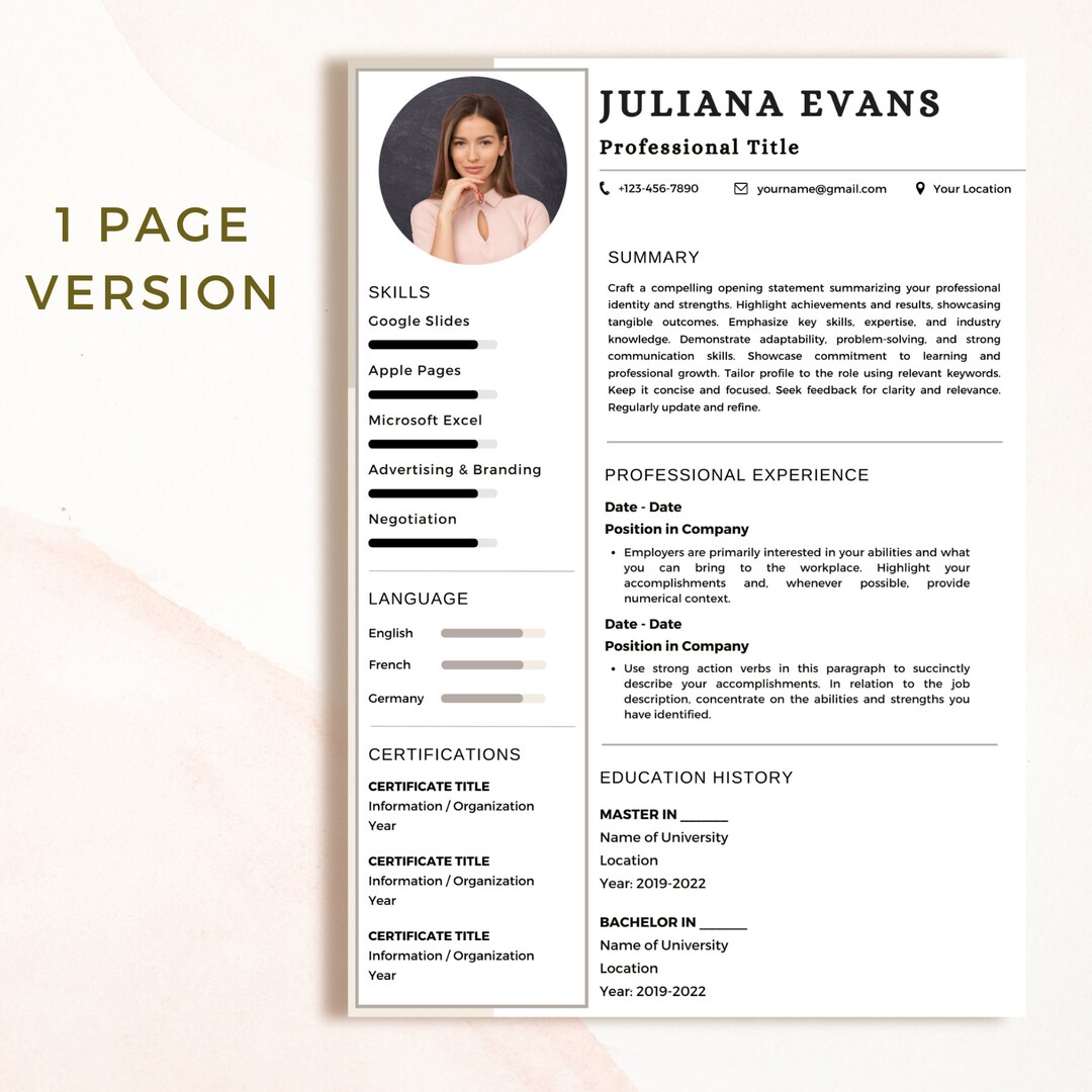 Best Professional Modern Resume - Il 1080xN.5443269188 Aogq