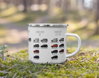 Caneca de esmalte original Honda Element "Toaster Poster"
