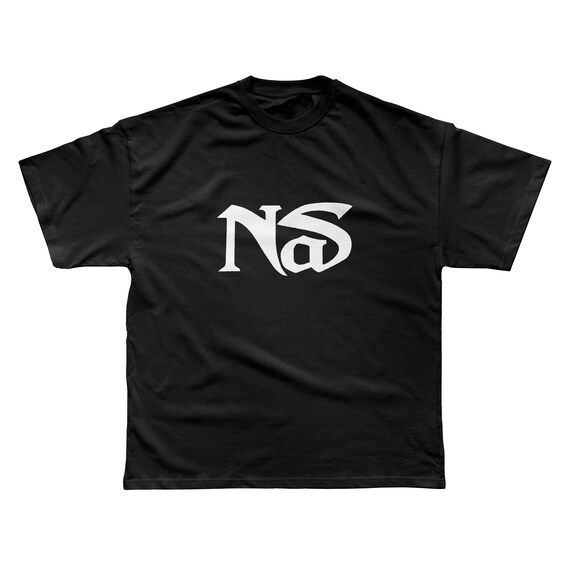 NAS NASIR L/S T-SHIRT SIZE XL RAP TEE Nas Circa 1993 Tee | Rare B\u0026W of Hip-hop Music Legend Nas Shirt