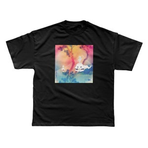 Kid Cudi T-Shirt Medium Short Sleeve black Big Graphic Print