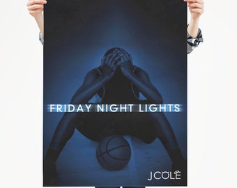 J Cole - Friday Night Lights / Premium Matte vertical poster