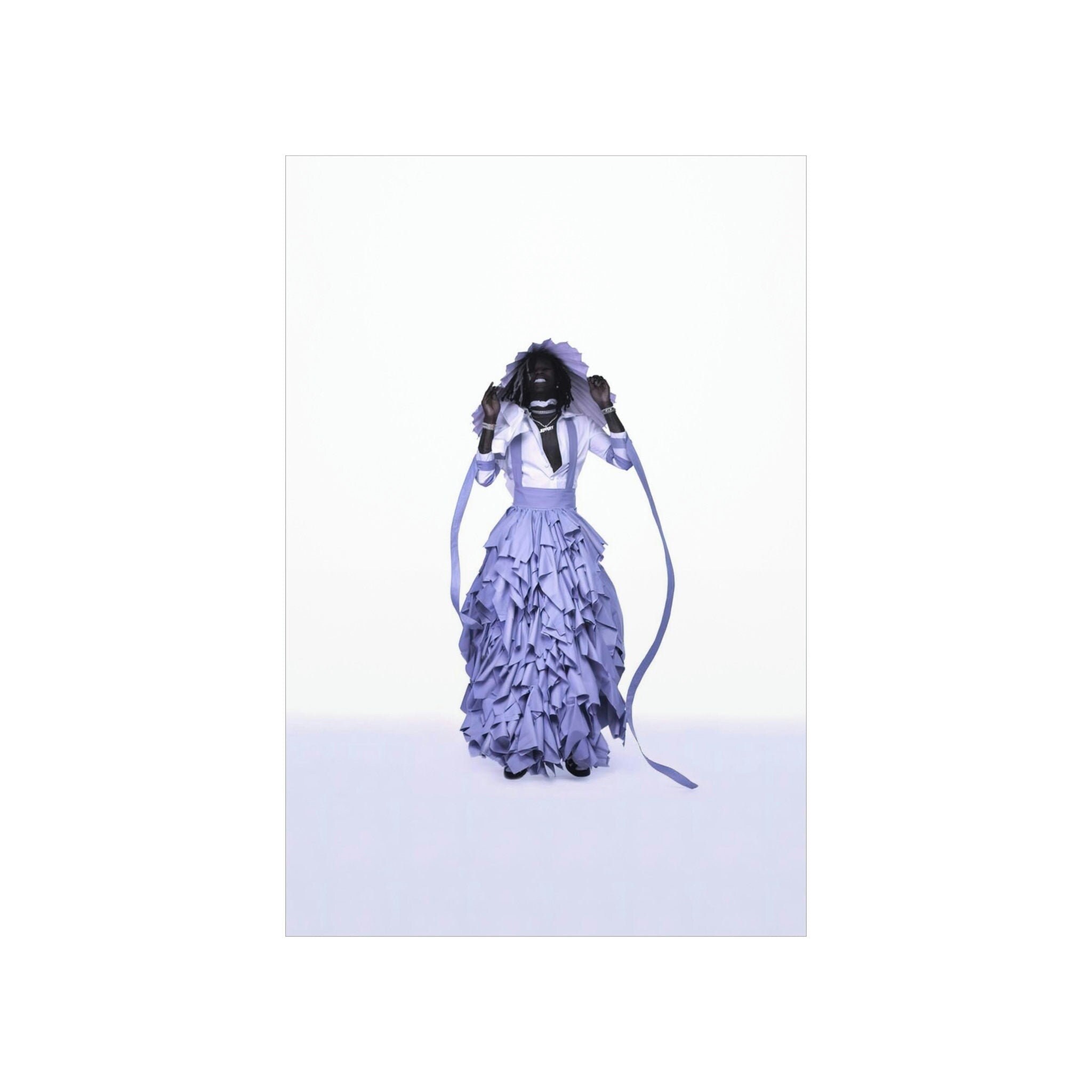 young thug purple dress Young Thug - JEFFERY / Premium Matte Vertical Poster