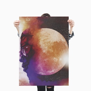 Kid Cudi - Man On The Moon / Premium Matte vertical poster