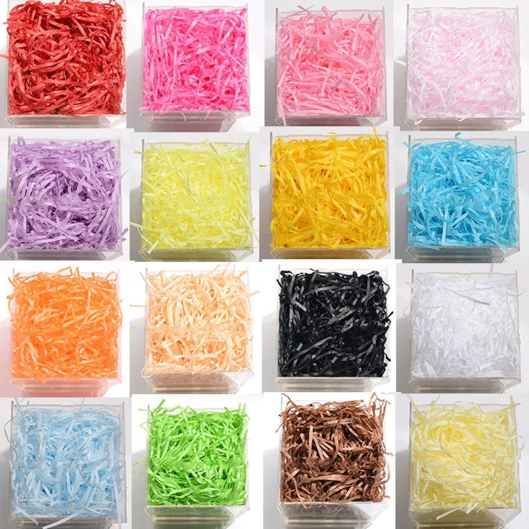 100g Colourful Shredded Paper / Gift Box Filler / Shredded Etsy