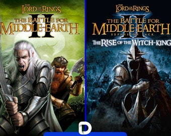 The Lord of the Rings: The Battle for Middle Earth Duology PC games Instant Digital Download Windows retro pc game for Windows 10 8 7