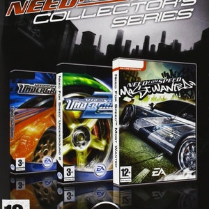 Need For Speed Combo 3 in 1 Collection Edition PC games Instant Digital Download Windows gaming race game retro for Windows 10 8 7