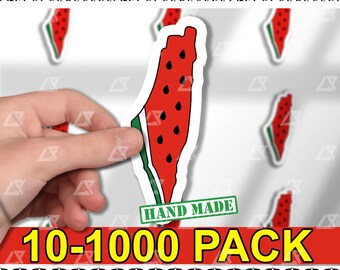 Autocollants Palestine Liberté - Lot De 1000 Stickers Vinyle Imperméables - Motifs Gaza, Pour Customisation Ordinateur, Bouteille, Skateboard