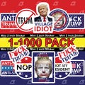 100pcs Fuck Trump Stickers Pack, I Did That Trump Sticker Variety Pack, Meme Sticker, Fdt, Anti-Fascists, Anti Racist, Feminist Sticker product logo