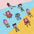 Huntrix Fans Funny Enamel Pin Superheroes Girls Anime Enamel Pin Cute Anime Pins Kawaii Anime Pins Decorative Pin Cute Bag Pin Anime Pin Set product logo