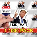 100pcs I Did That Trump Sticker Pack, Anti Trump Sticker, Trump Eclipse, Meme Sticker, Fdt, Anti Racist, Liberal Stickers product logo