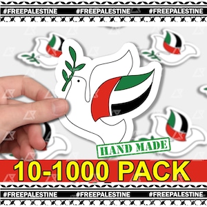 Adesivi all'ingrosso Freedom Palestine Adesivi gratuiti per laptop ispirati alla Palestina araba musulmana, set di adesivi estetici, confezione di adesivi per bottiglie d'acqua