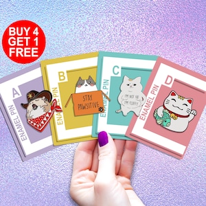 Cowboy Cat Cute Enamel Pin Gift Kawaii Enamel Pin Set Aesthetic Cute Pins Funny Cute Pin Lapel Pin Set Ita Bag Pin Backpack Pins Set