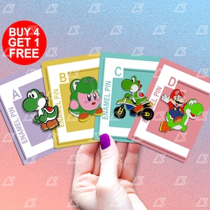 Spilla smaltata con gioco Yoshi, regalo, divertente, set di spille smaltate, spille anime carine, spille per borse kawaii, set di spille da bavero, spille per borse Ita, set di spille per zaini