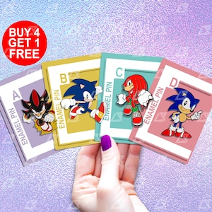 Shadow Hedgehog Game Enamel Pin Gift Funny Enamel Pin Set Cute Anime Pin Kawaii Bag Pins Lapel Pin Set Ita Bag Pin Backpack Pins Set