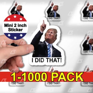 100 stücke Ich habe das gemacht Trump Aufkleberpaket, Anti-Trumpf-Aufkleber, Trump Eclipse, Meme Aufkleber, Fdt, Anti-Rassist, Freiheitliche Aufkleber